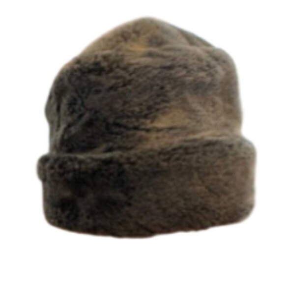 Betmar NY Faux Fur Winter Hat Gray Cossack Russian Style Red Lining NWOT (C49) main image 5